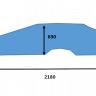 Матрас спальника грузовика FAW J7