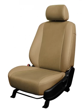 Авточехлы Mitsubishi L200 IV (Рестайлинг) "Лима" алькантара-экокожа, бежевый