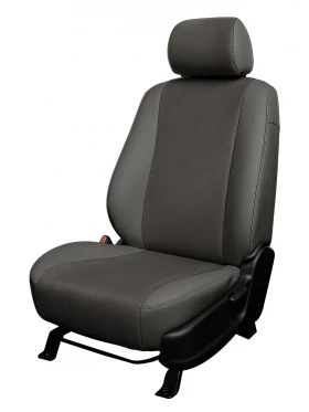 Авточехлы Mitsubishi L200 IV (Рестайлинг) "Лима" алькантара-экокожа, серый