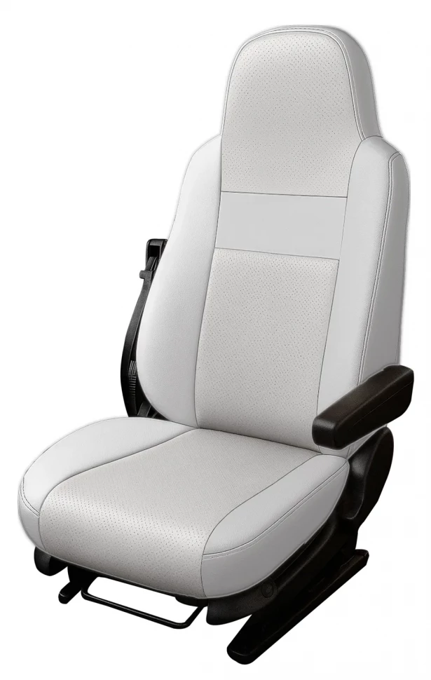Авточехлы Iveco Daily (2014-2016) "Truck" экокожа, белый