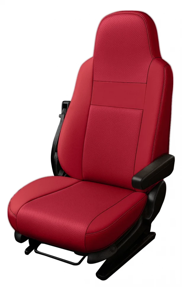 Авточехлы Volvo FH 12 модель IV (2013+) "Truck" экокожа, красный