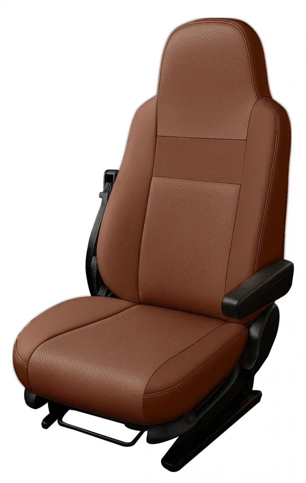 Авточехлы Volvo FH 12 модель IV (2013+) "Truck" экокожа, рыжий
