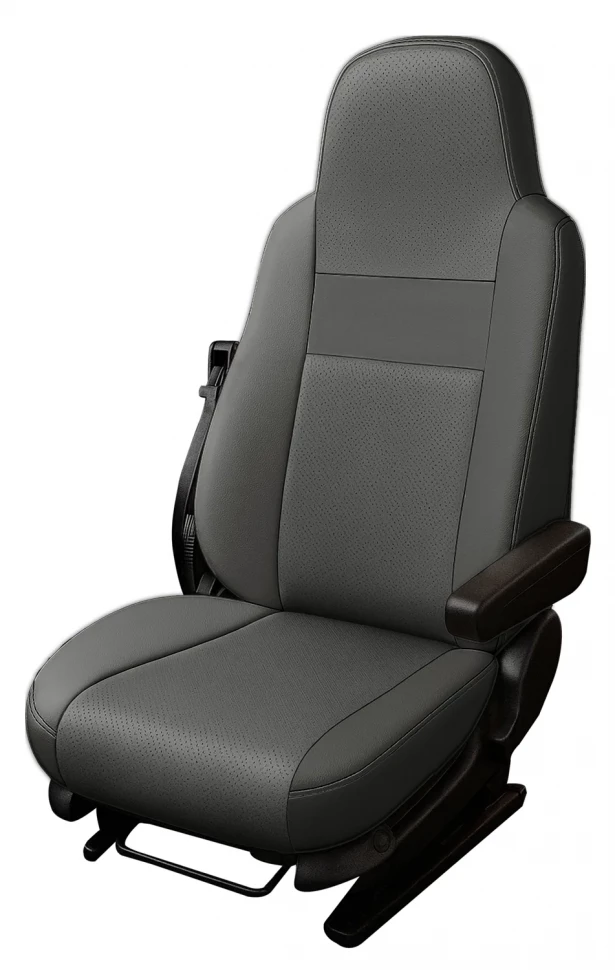 Авточехлы Kenworth (2008+) "Truck" экокожа, серый