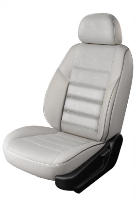 Авточехлы Mercedes-Benz Sprinter (1+2) (2015+) "Трио" экокожа, белый